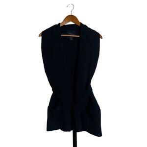 Matteson black tie waist‎ vest. Size small
